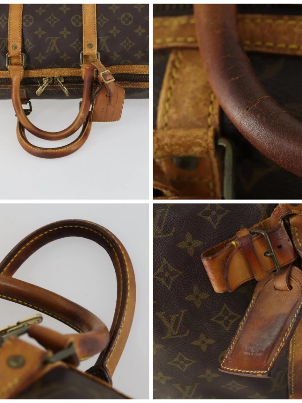 LOUIS VUITTON Monogram Sac Sports Boston Bag M41444 LV Auth 158448 - Picture 16 of 16